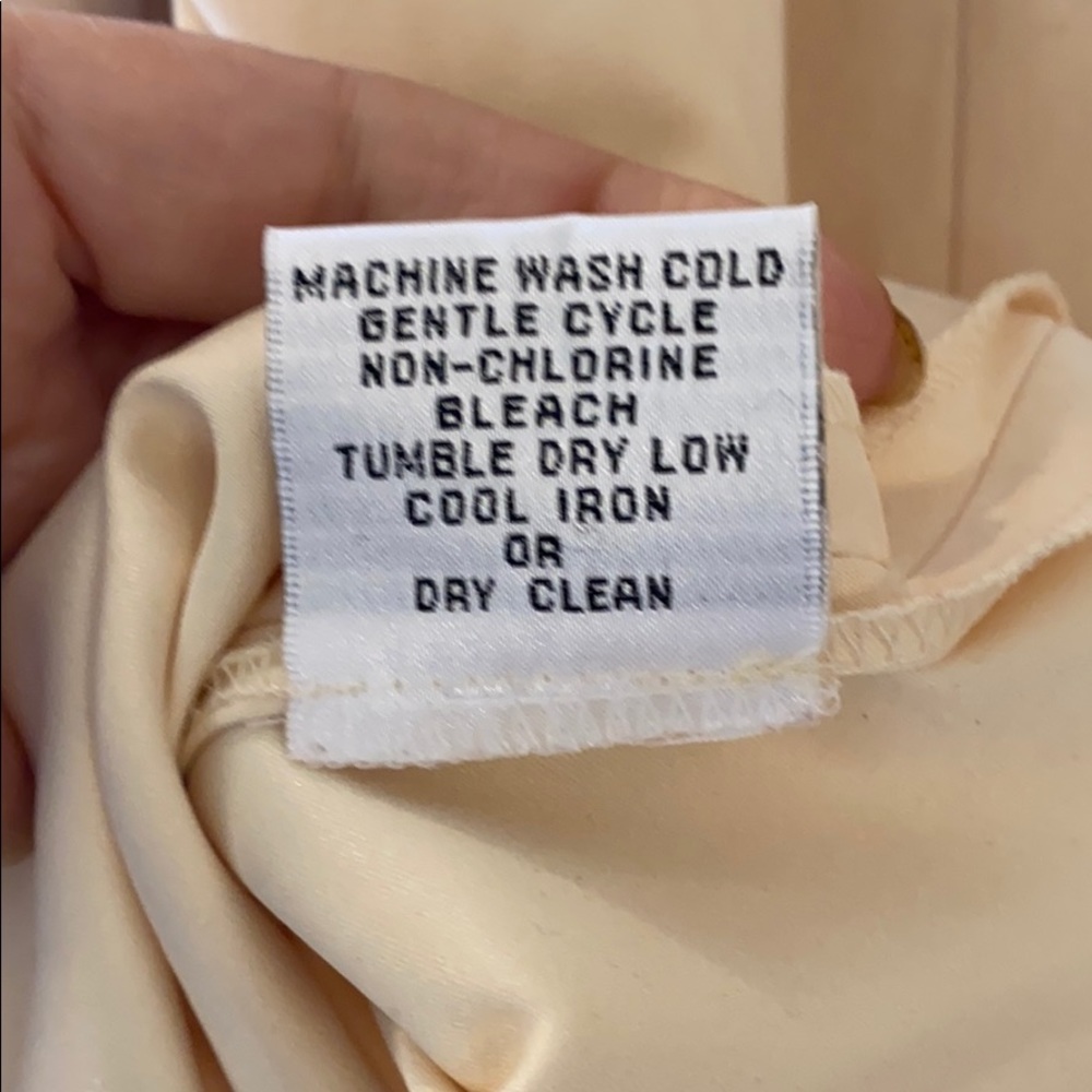 Talbots Buttercream Utrasuede Snap-front Shirt - Picture 6 of 6